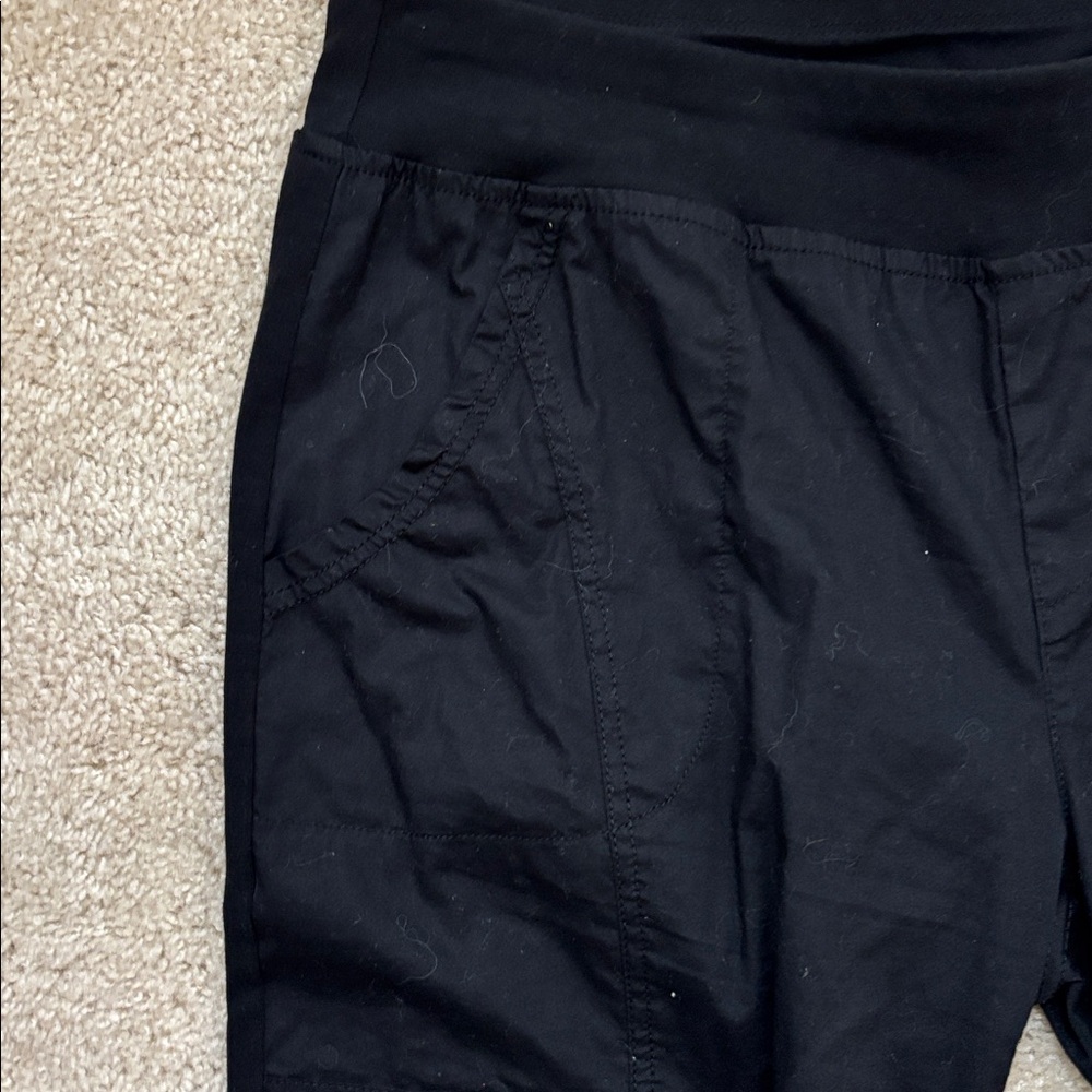 Cargo Ruched Blk Pants - Picture 3 of 8